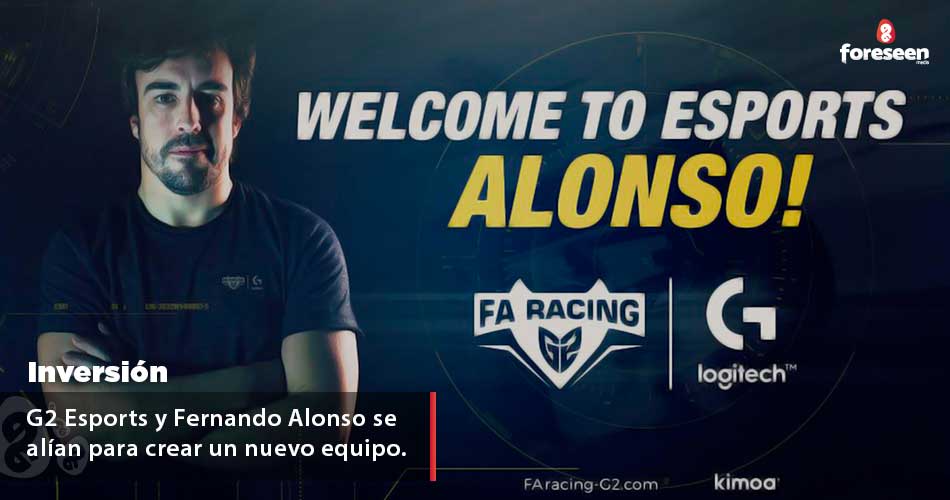 Fernando Alonso se alía con G2 Esports